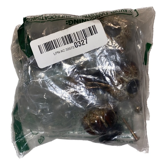 Pumpkin Shaped Ceramic Cabinet/Closet/Drawer/Dresser Pull Handle Knobs 5PK,Brown - Picture 4 of 4